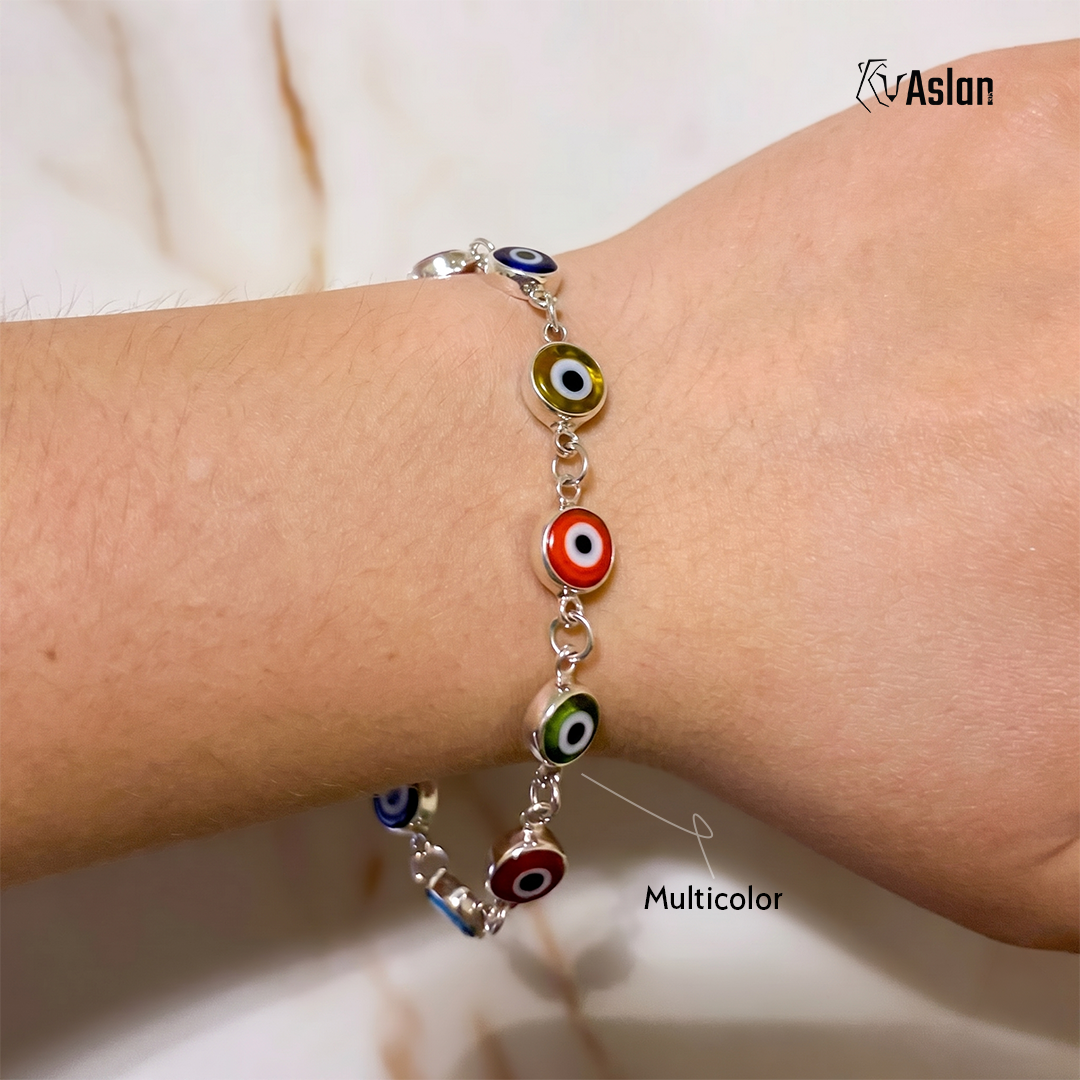 Brazalete Ojo turco engarzado