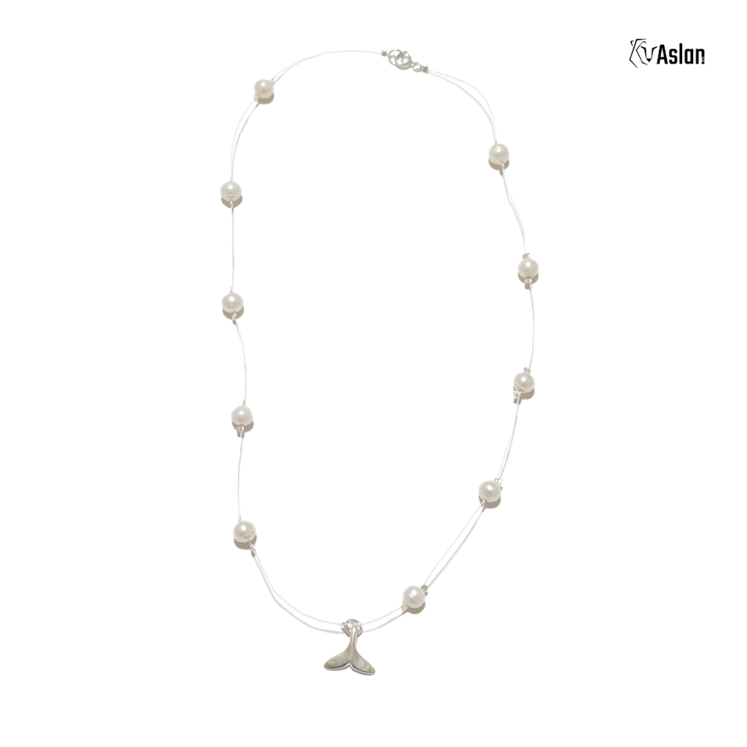 Collar mar blanco