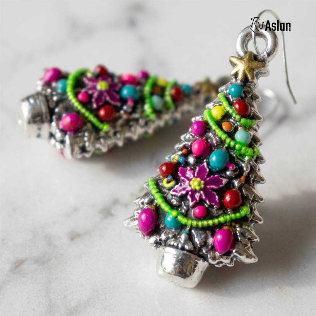 Aretes Arbolito de Navidad