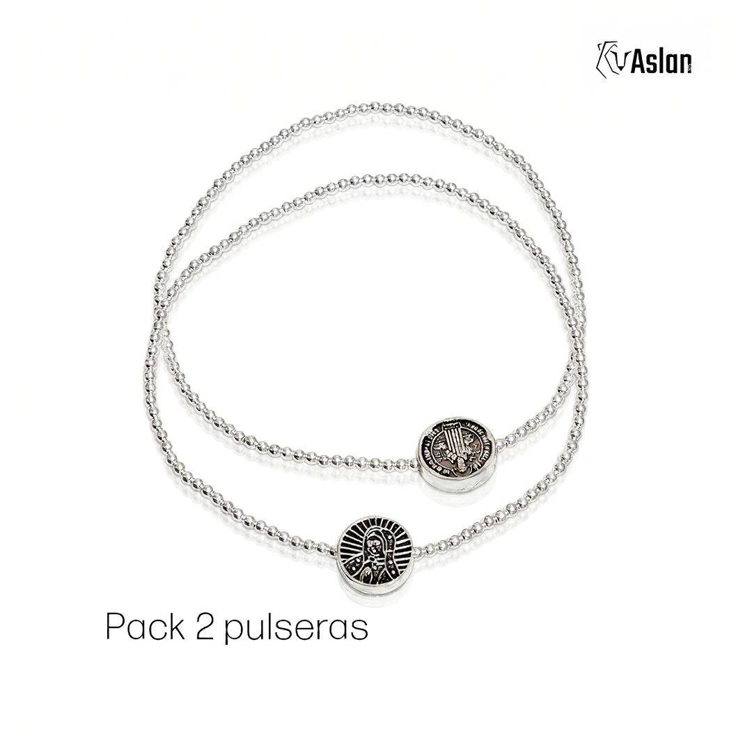 Pack Fe y Protección en plata .925