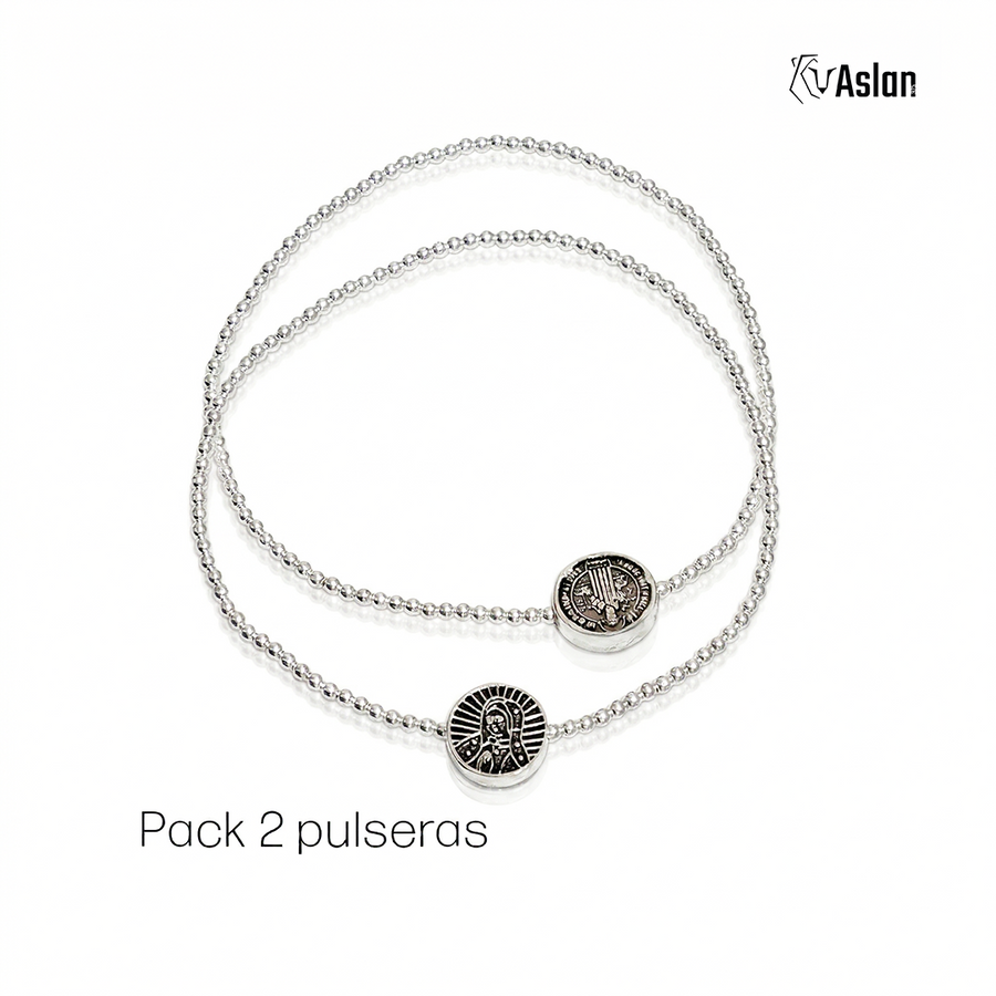 Pack Fe y Protección en plata .925