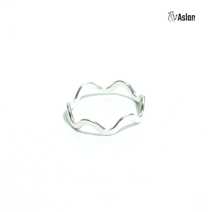 Anillo cimas de plata