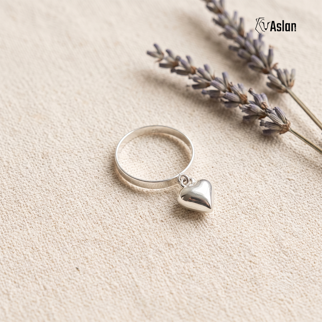 Anillo latido de plata