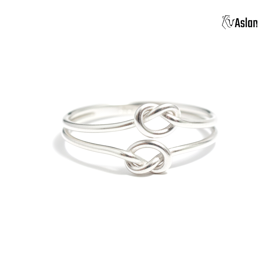 Anillo nudo doble