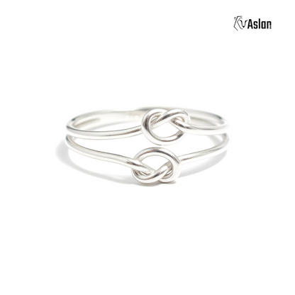 Anillo nudo doble