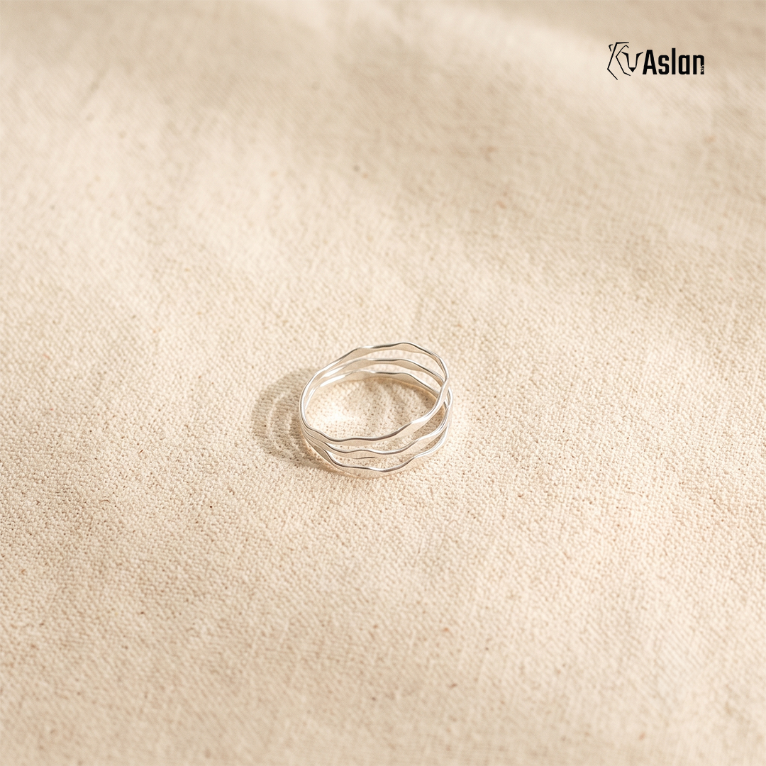 Anillo trio de plata