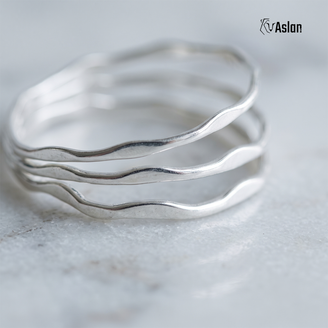 Anillo trio de plata