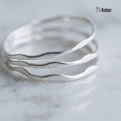 Anillo trio de plata