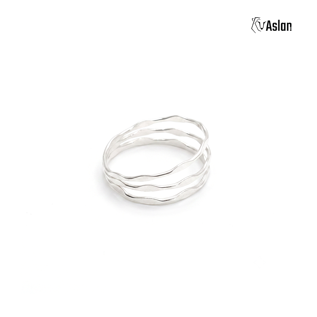 Anillo trio de plata
