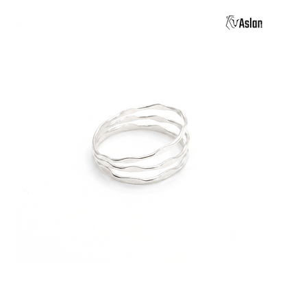 Anillo trio de plata