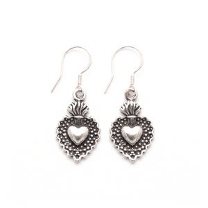 Aretes sagrado corazón