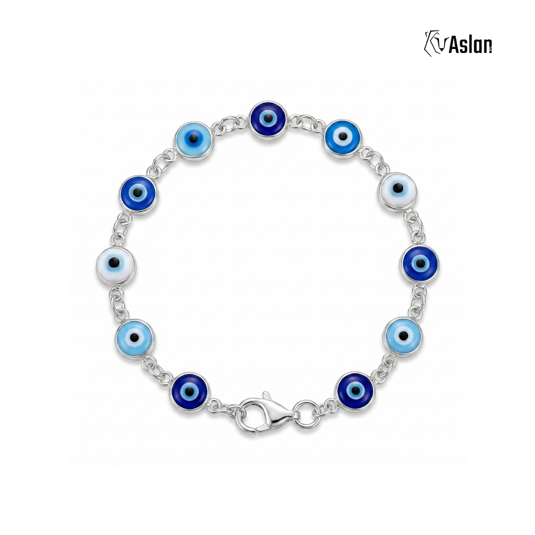 Brazalete Ojo turco engarzado