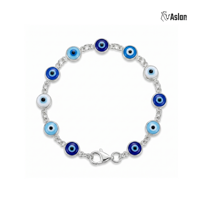 Brazalete Ojo turco engarzado