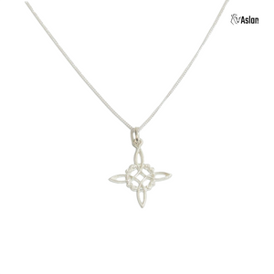 Collar nudo de bruja clásico barbada
