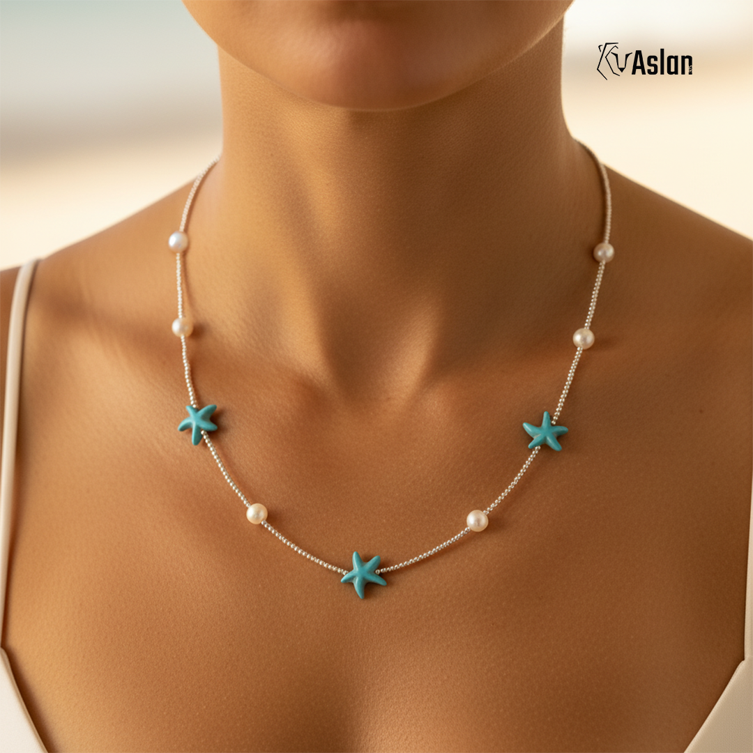 Collar bahía turquesa