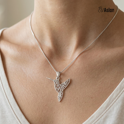 Collar colibrí sencillo