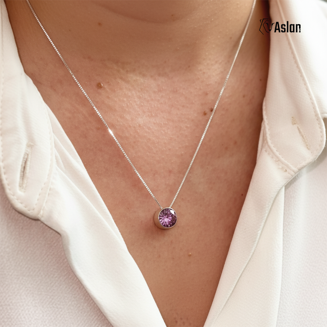 Collar destello zirconia