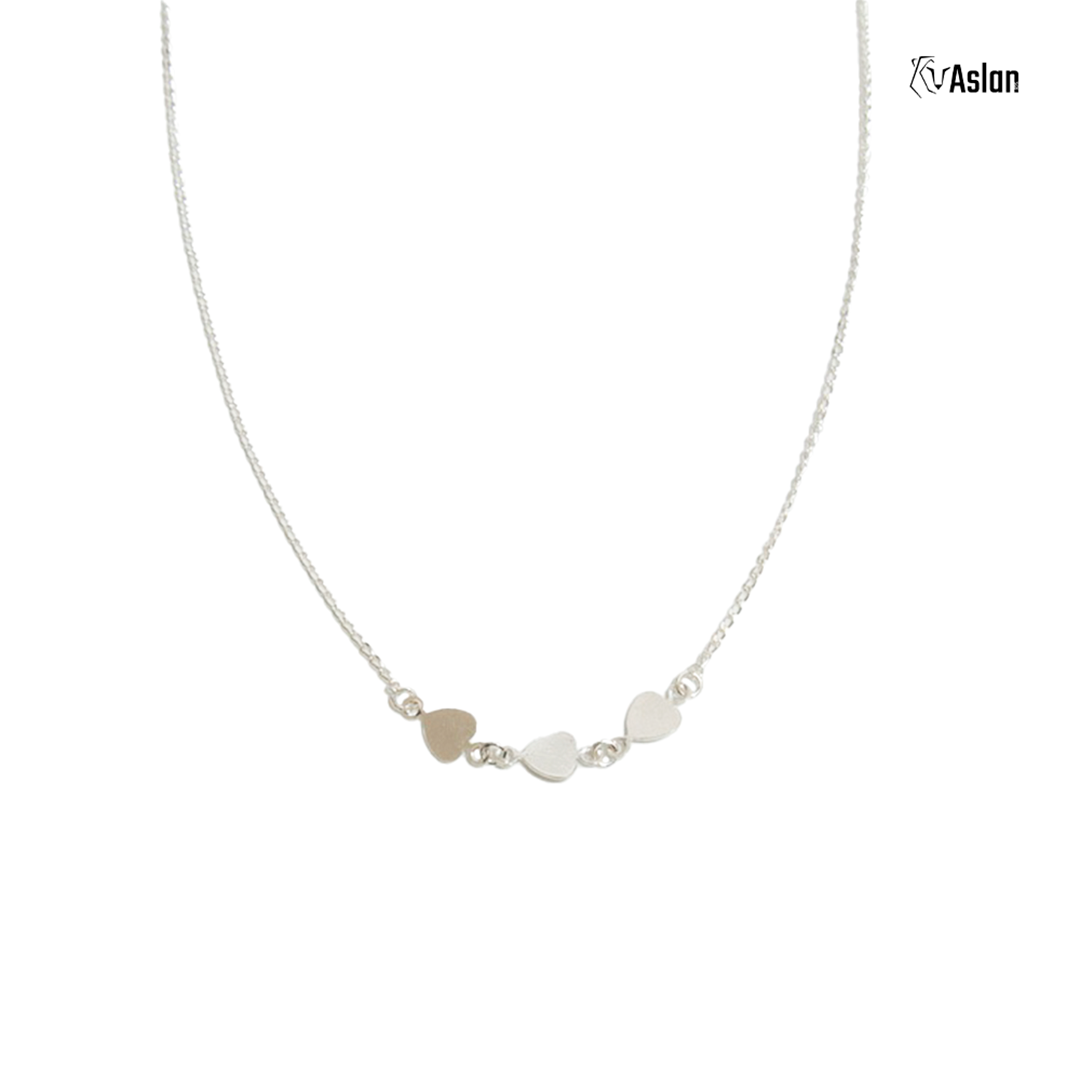 Collar corazón x3
