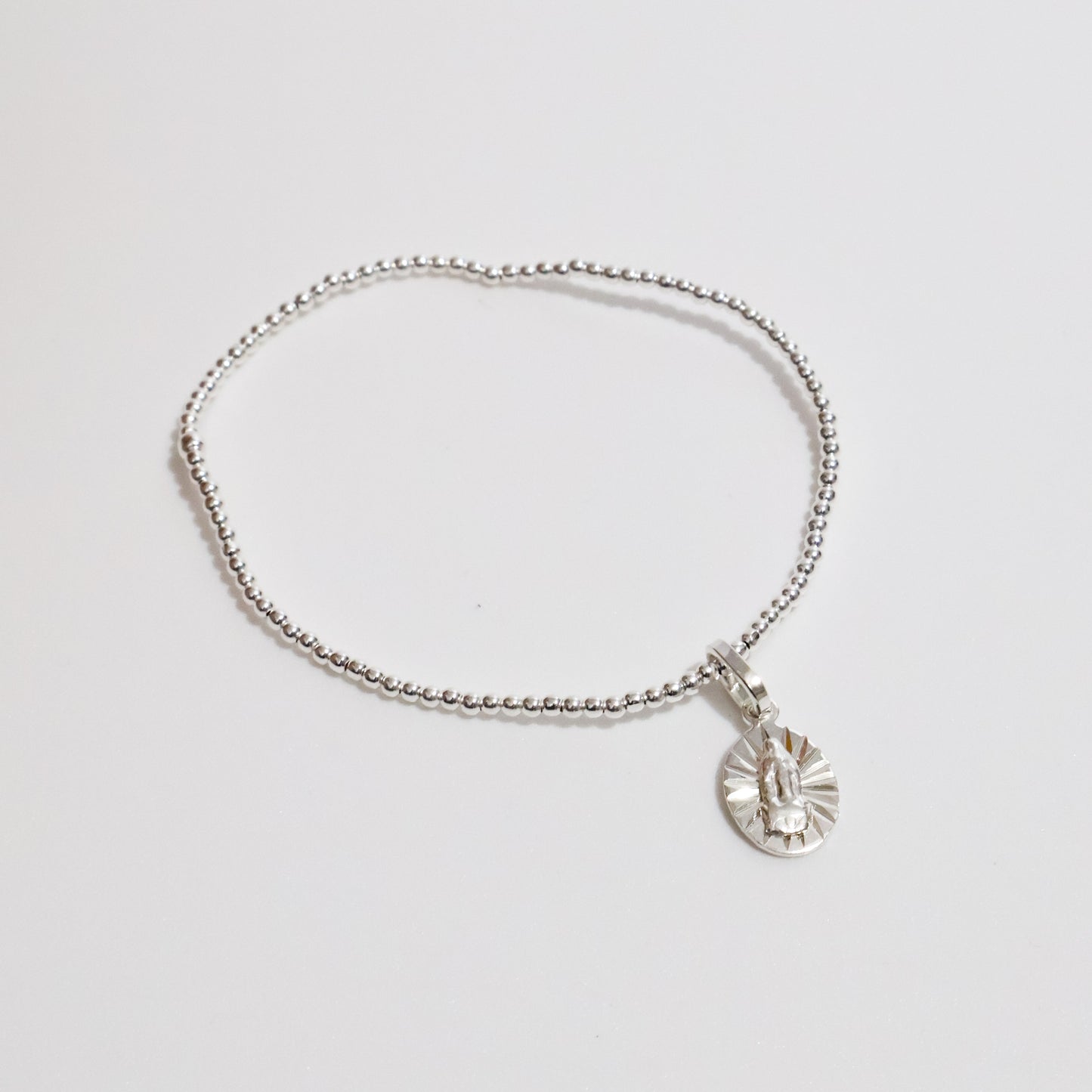 Pulsera medalla virgen