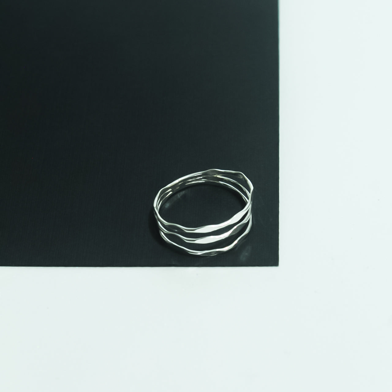 Anillo trio de plata