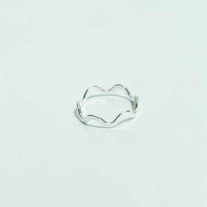 Anillo cimas de plata