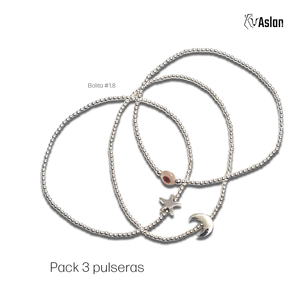 3 pulseras medianoche