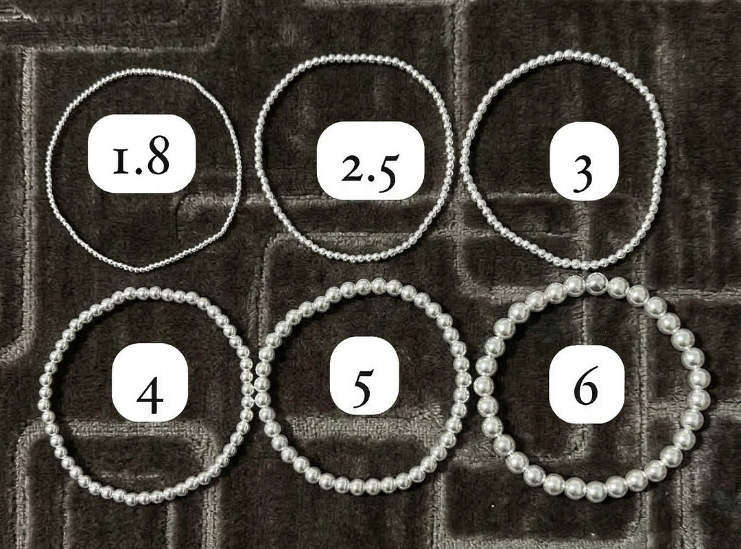 Para elegir pulseras de acuerdo a escala