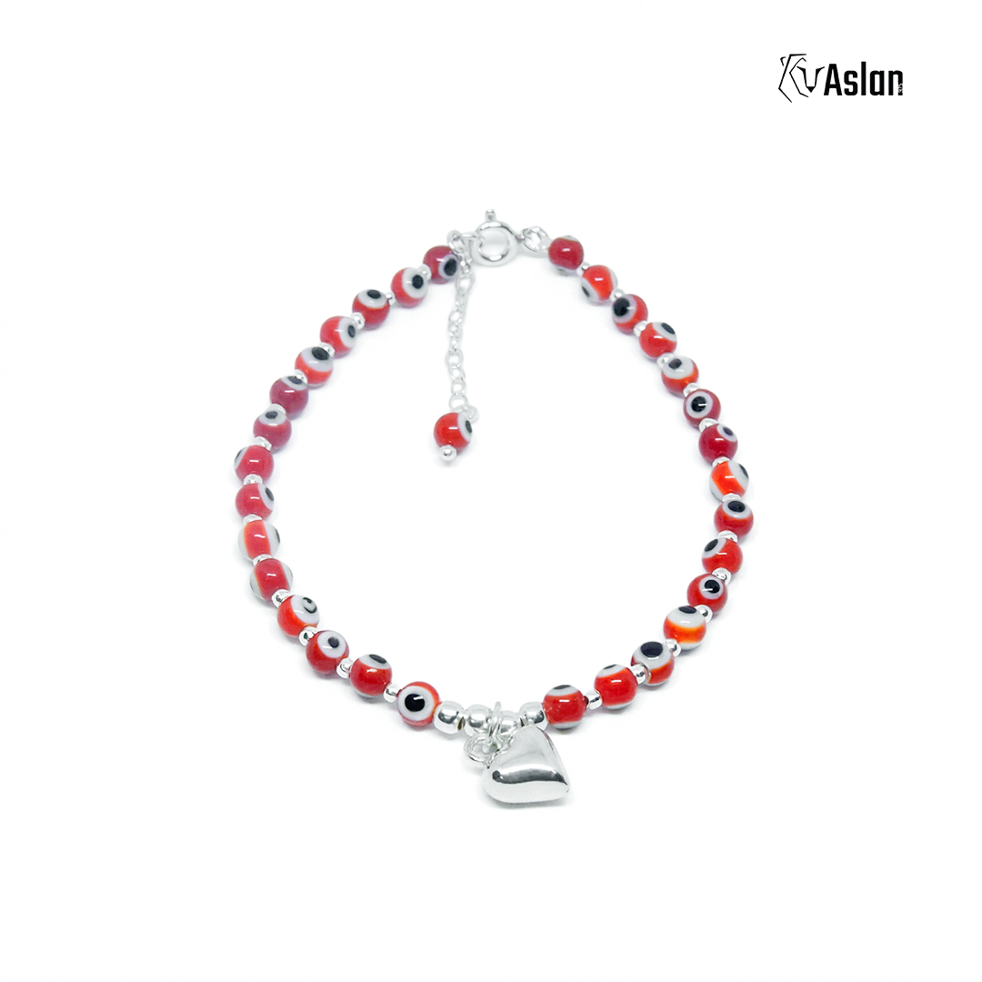 Pulsera ojo con corazón
