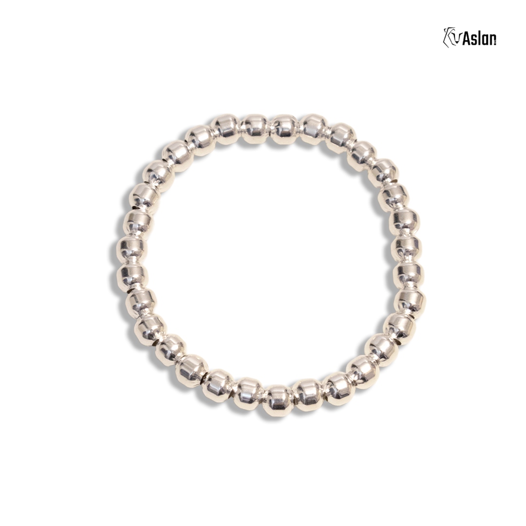 Pulsera plata viva