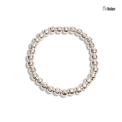 Pulsera plata viva
