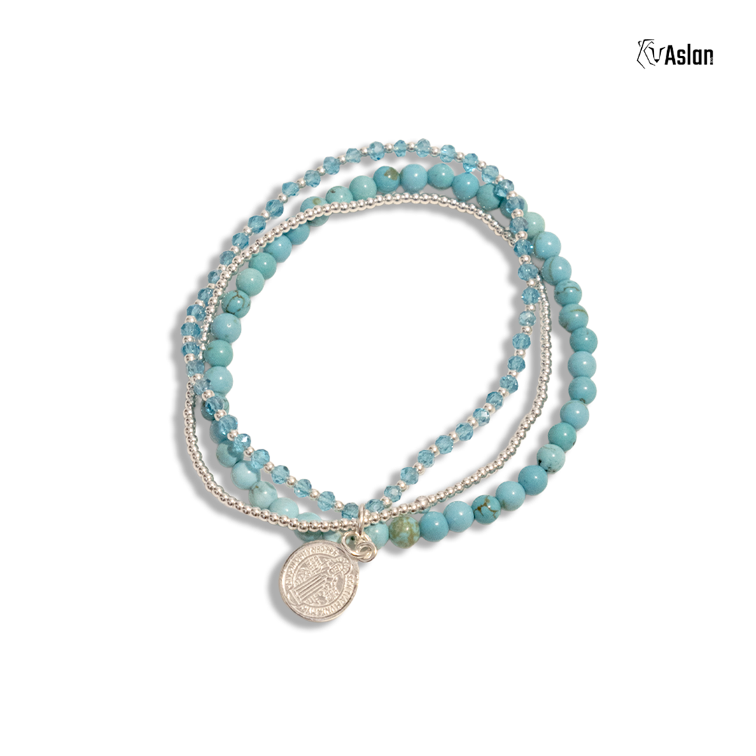 Pulsera San Benito de triple energía