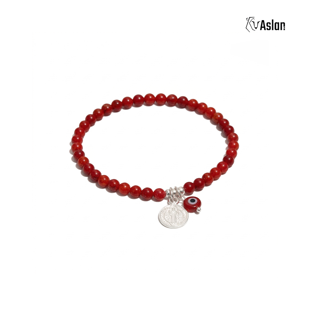 Pulsera coral guardián