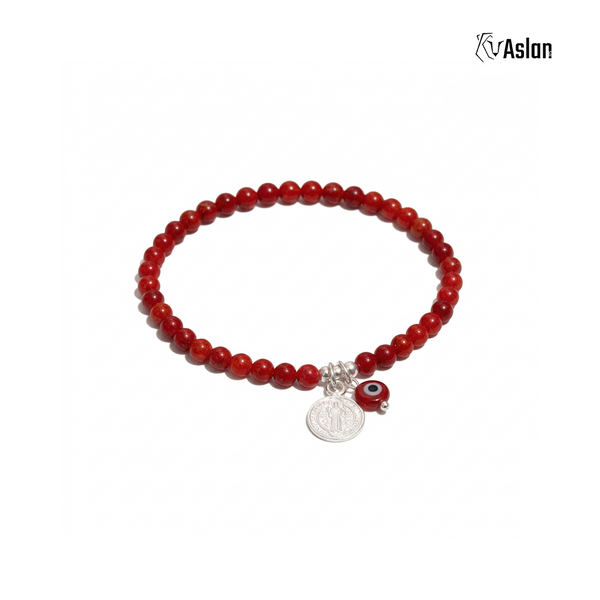 Pulsera coral guardián
