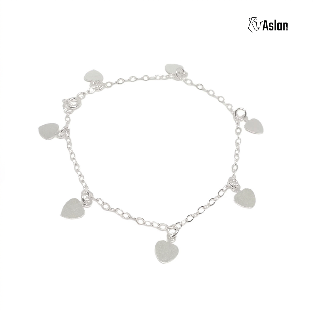 Pulsera noche y corazones