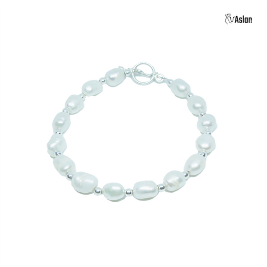 Pulsera perla grande