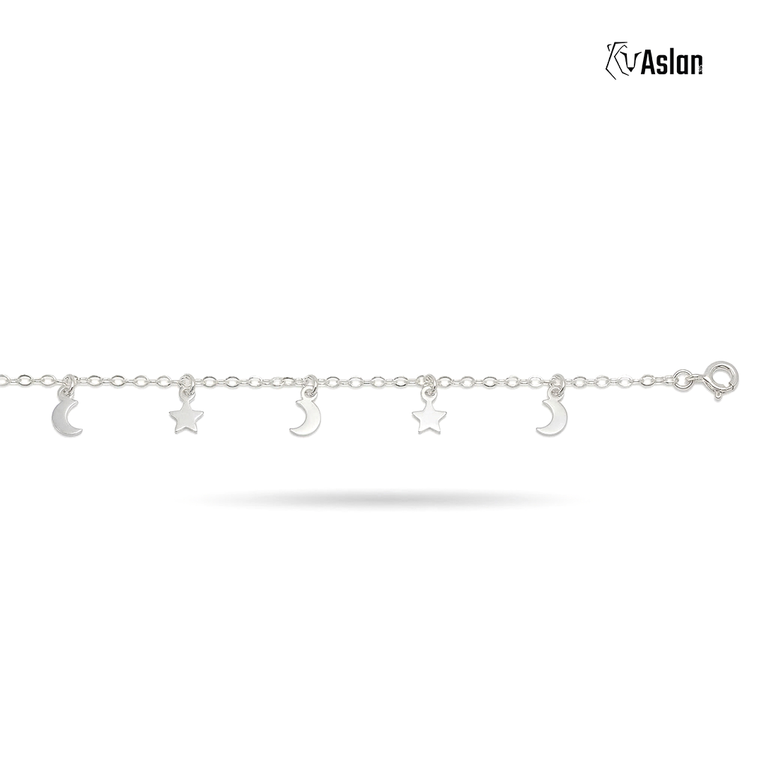 Pulsera noche y corazones
