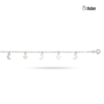 Pulsera noche y corazones