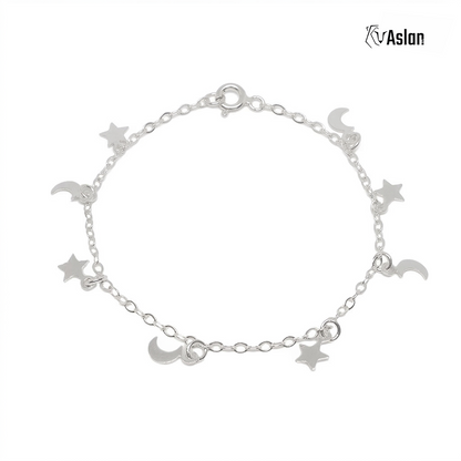 Pulsera noche y corazones