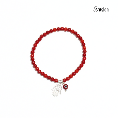 Pulsera coral guardián