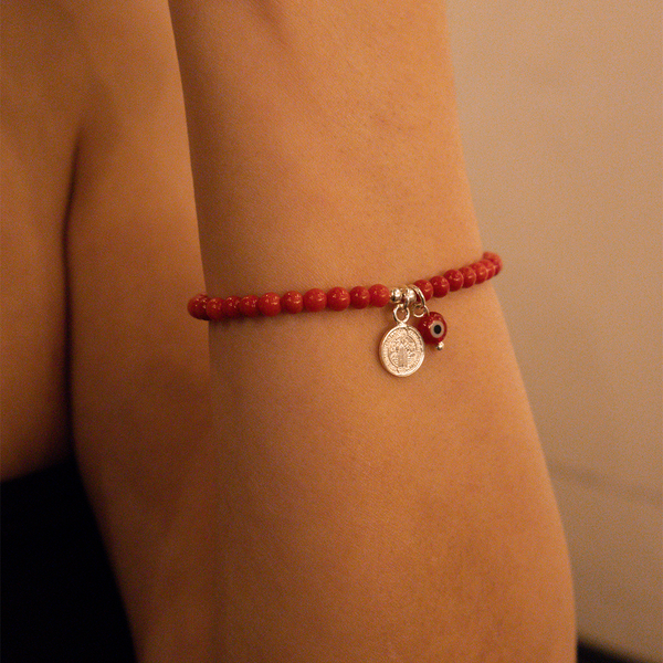 Pulsera coral guardián