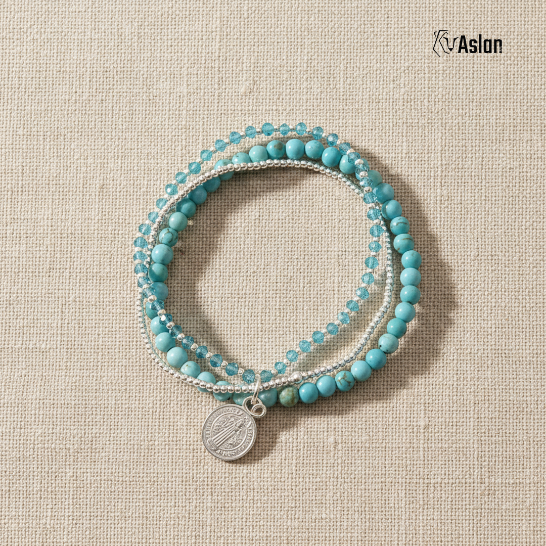 Pulsera San Benito de triple energía