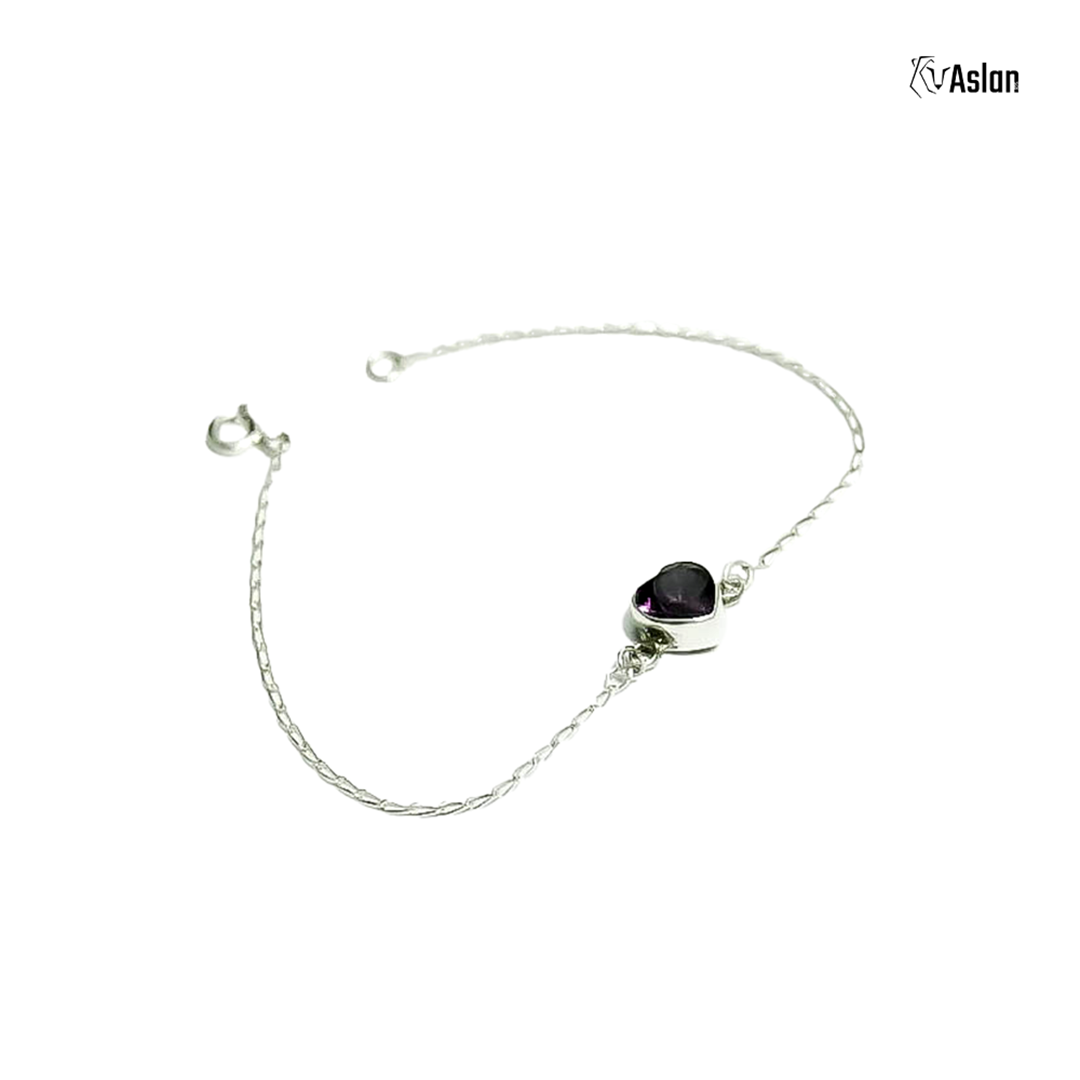 Pulsera zirconia amatista