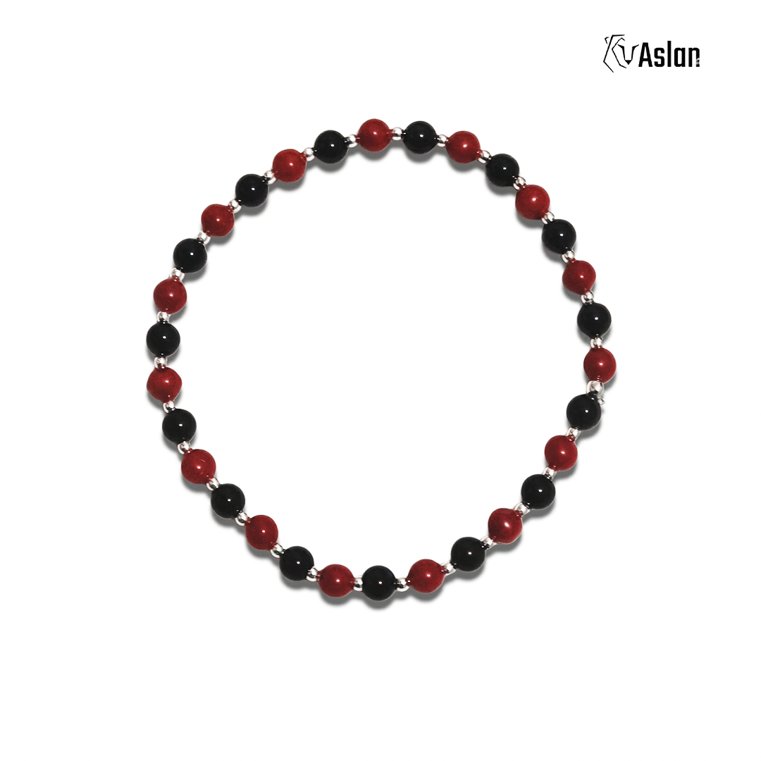 Pulsera serpiente carmesí