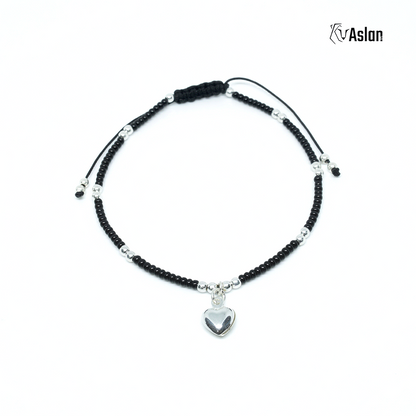 Pulsera hilo con corazón