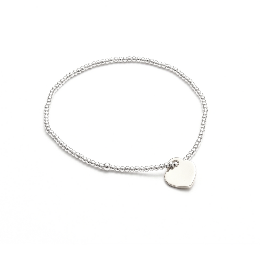 Pulsera corazón plano