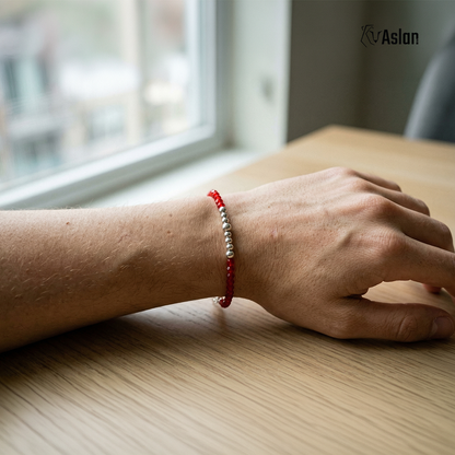 Pulsera cristal rojo