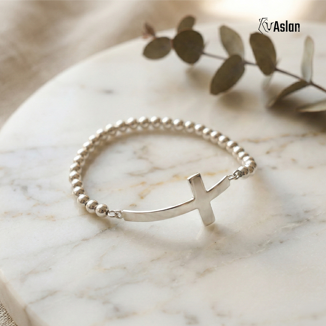 Pulsera de Cruz grande