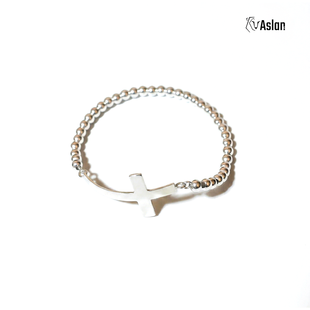Pulsera de Cruz grande