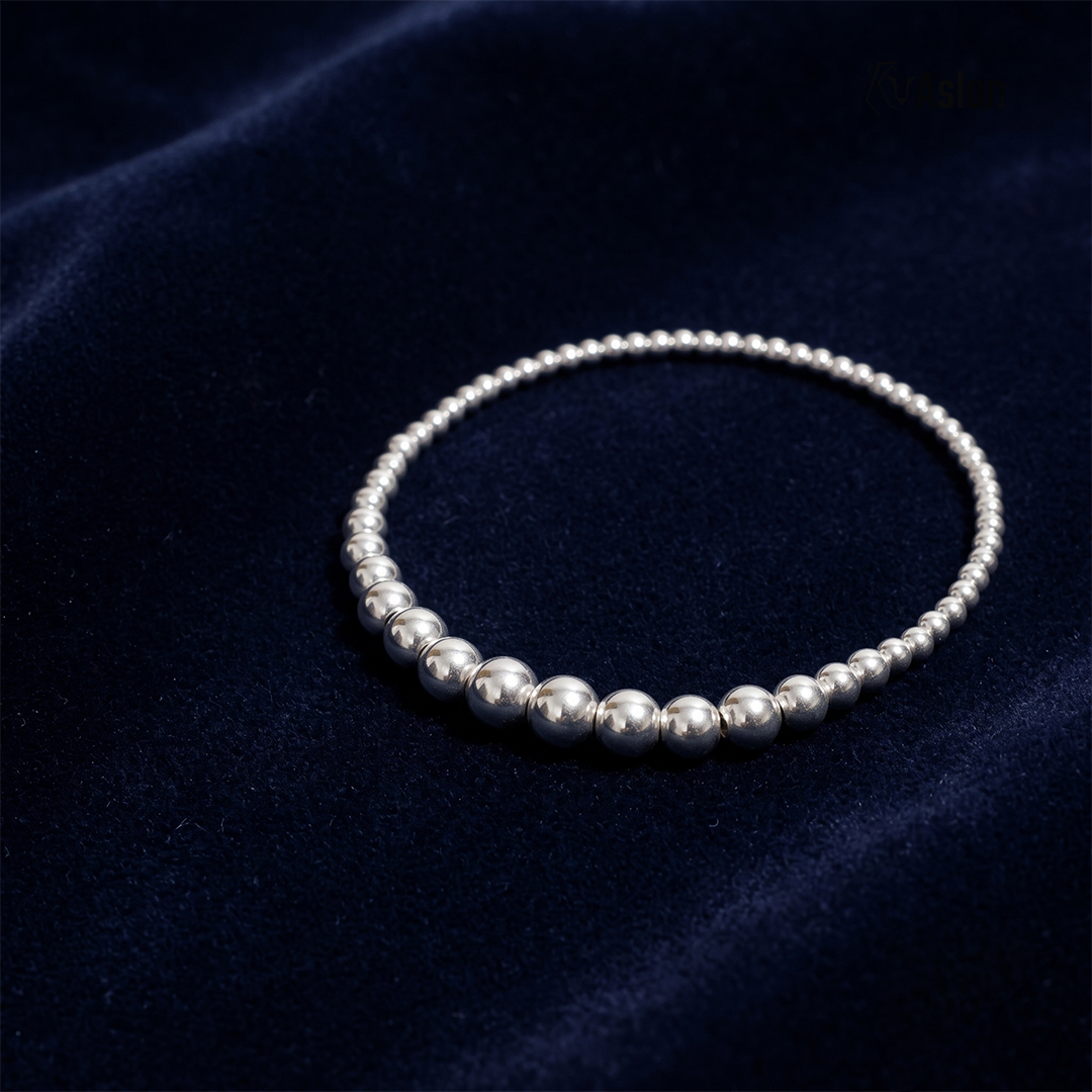 Pulsera secuencia de plata