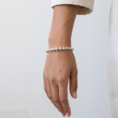 Pulsera secuencia de plata